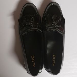 New Aldo black loafers